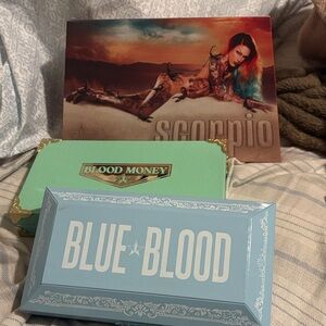 Jeffree Star Scorpio Palette - Red and Blue Hues lot of 3